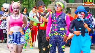 PIKOLIN | CONCURSO DE DISFRACES CON HARLEY QUINN🎪 | Con Kiwi y Stiff #LosPayasosMásVirales