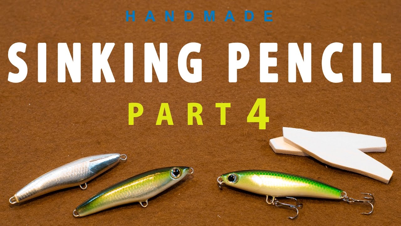 Diy Sinking Pencil Lure Part3 シンキングペンシルを作るっ 第三部 Youtube