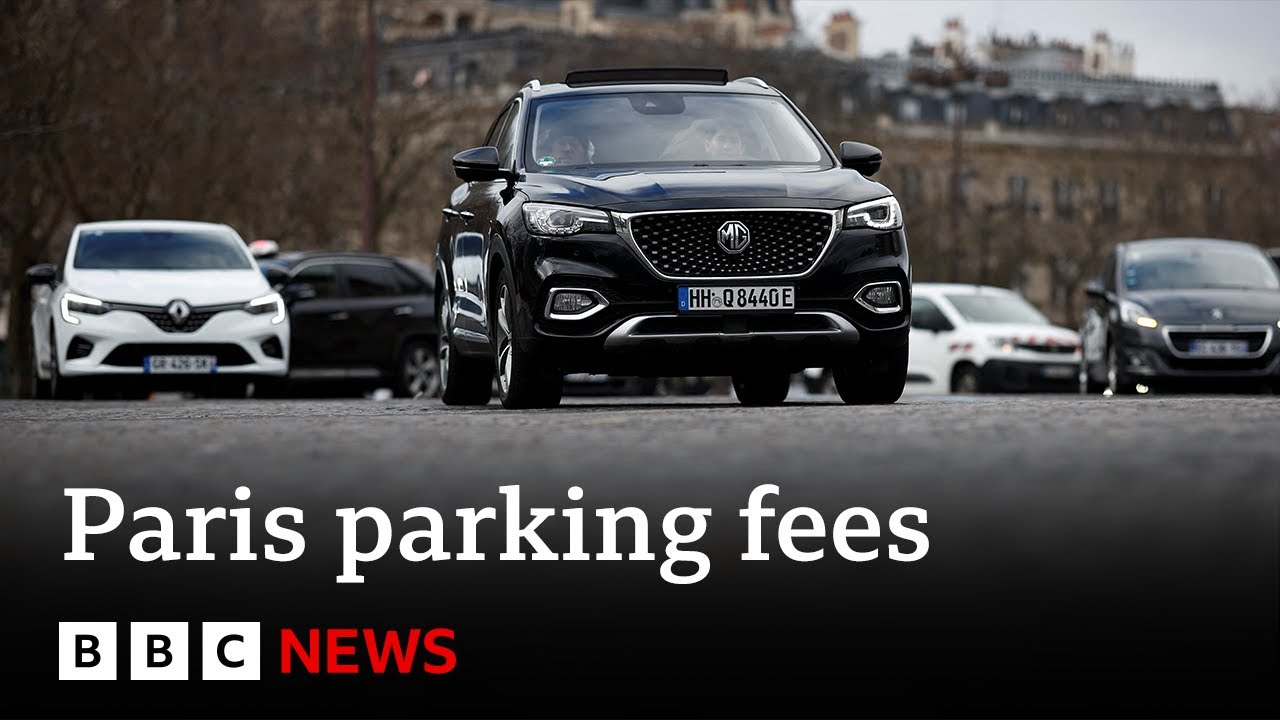 Parisians vote to triple parking charges for SUVs | BBC News
