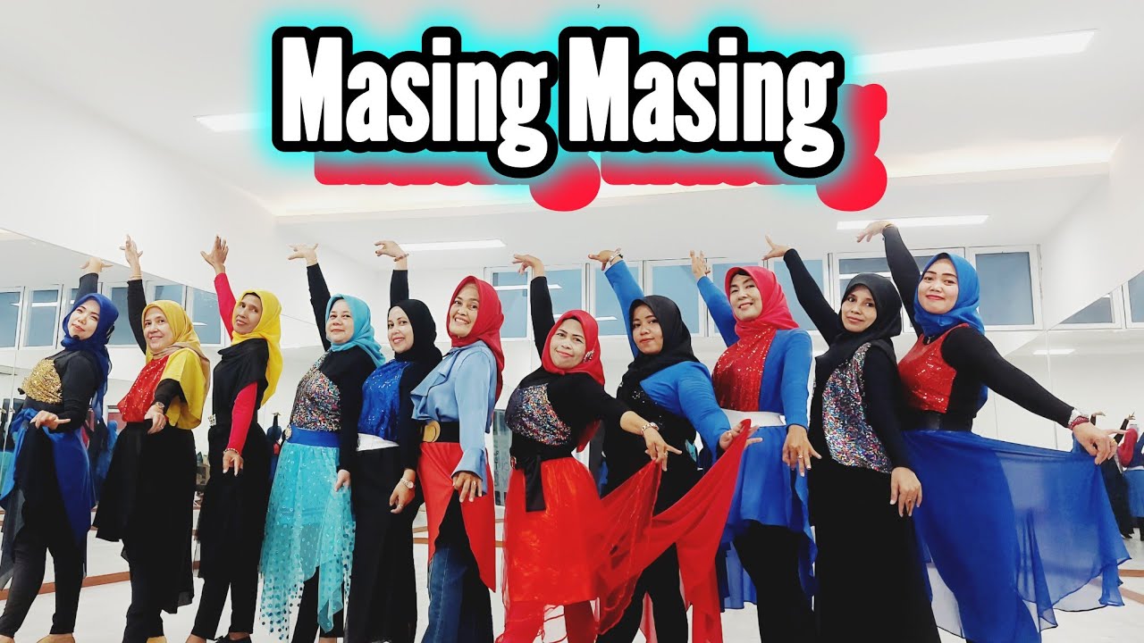 MaSiNg Masing Line Dance, Choreo. BY @yulifitriana @Roosamekto# ...