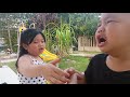 NANGIS BEREBUT MAIN AYUNAN !! Drama Parody Anak GONE Wrong !! Main  Perosotan dan Makan Permen Unik