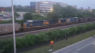 Quick Catch of a Combined Empty CSX Coal Train at MP4