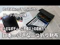 日本一小さな二つ折り財布　BrEAknoT Minitto コードバン仕様