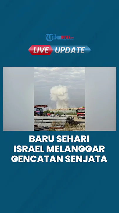 Baru Sehari, Israel Langgar Gencatan Senjata Tembaki Warga & Fasilitas Lebanon di Perbatasan