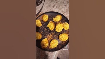 Deep fried deviled eggs