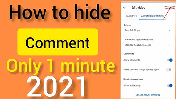 How to hide comment on videos _only 1 minute _2021 #shorts #youtubeshorts #youtube