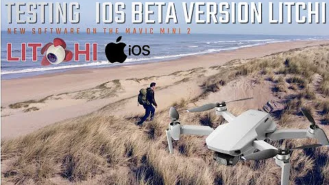 Testing Litchi  IOS beta version on a DJI Mavic Mini 2 drone