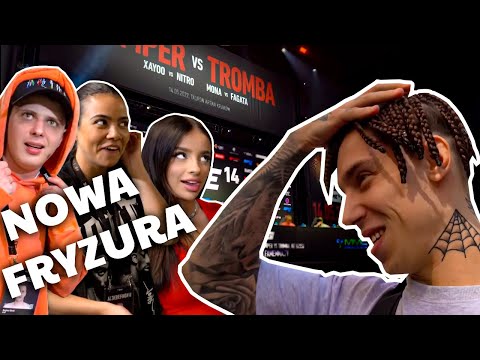 REAKCJE NA MOJĄ NOWĄ FRYZURE! FAGATA, XAYOO, TROMBA, NITRO, LEXY