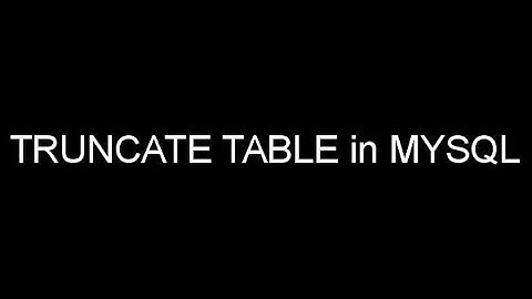 Truncate table in mysql | empty table in mysql | delete all records | mysql tutorials in hindi #07
