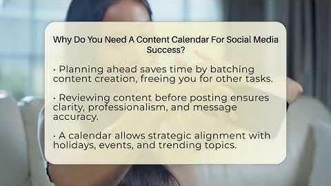 Why Do You Need A Content Calendar For Social Media Success? - College Dropout Millionaire