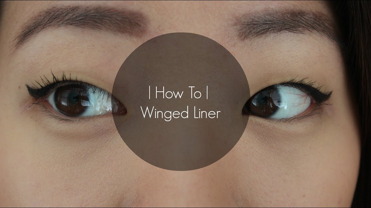 Quick How To Winged liner with MAC Gel Liner in Blacktrack with MAC
