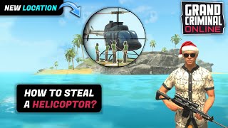 How to STEAL A HELICOPTOR in Grand Criminal Online in the new update 0.9.6 ? NEW LOCATION !! screenshot 5
