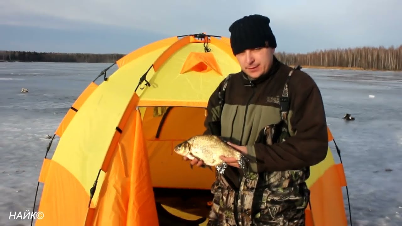 Зимняя ловля леща, подводное видео