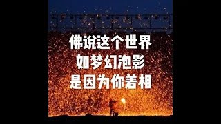 201812 佛说这个世界如梦幻泡影  是因为你着相50980