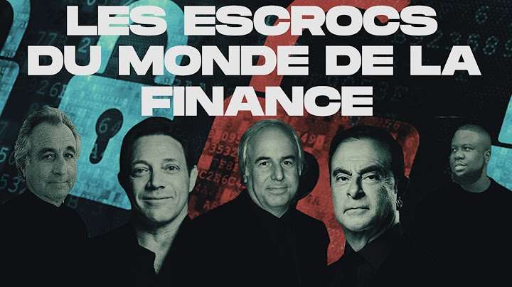 TOP 5 DES ESCROQUERIES FINANCIÈRES LES PLUSSPECTACULAIRES DE TOUS LES TEMPS.