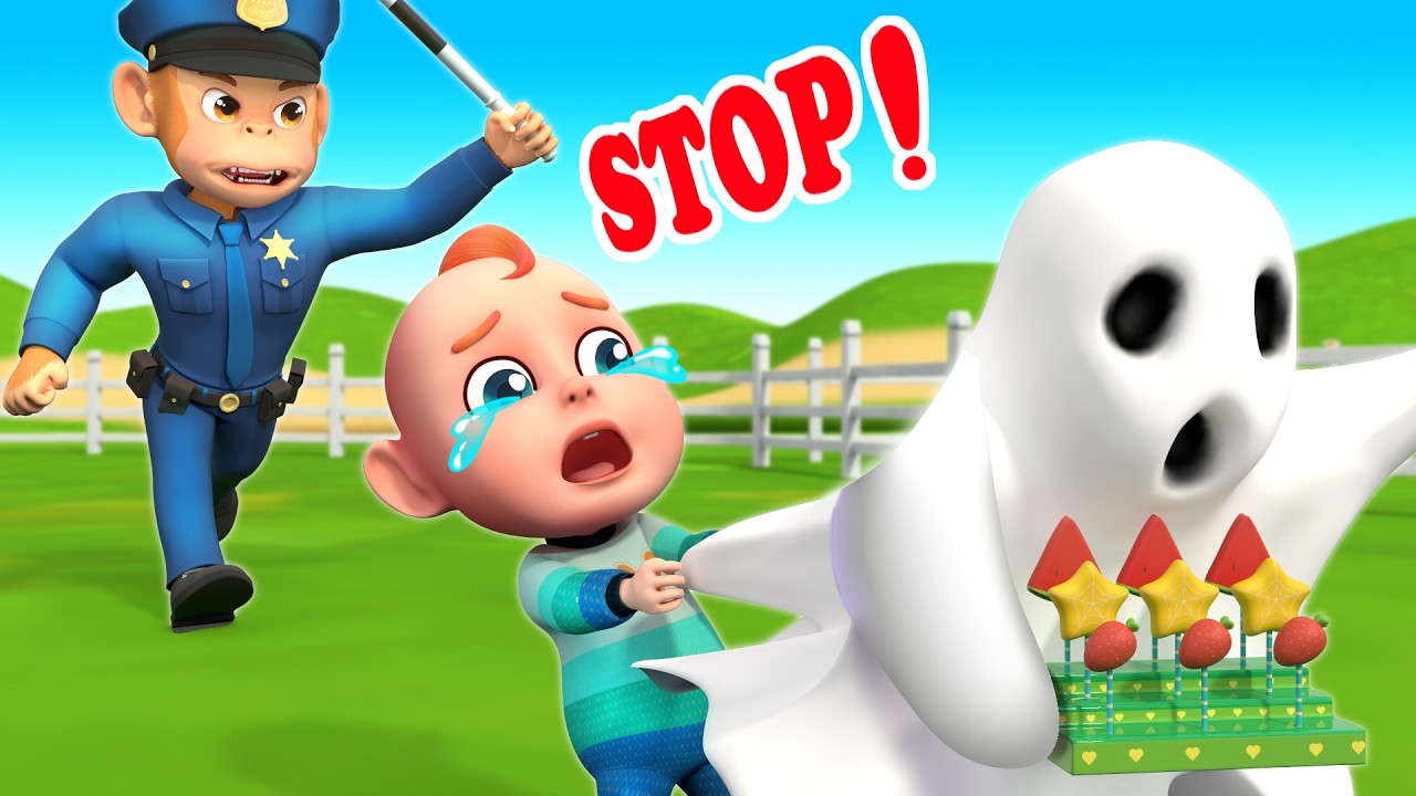 Someone Took the Candy! | Police Chase | Funny Kids Song | Rosoo Nursery Rhymes