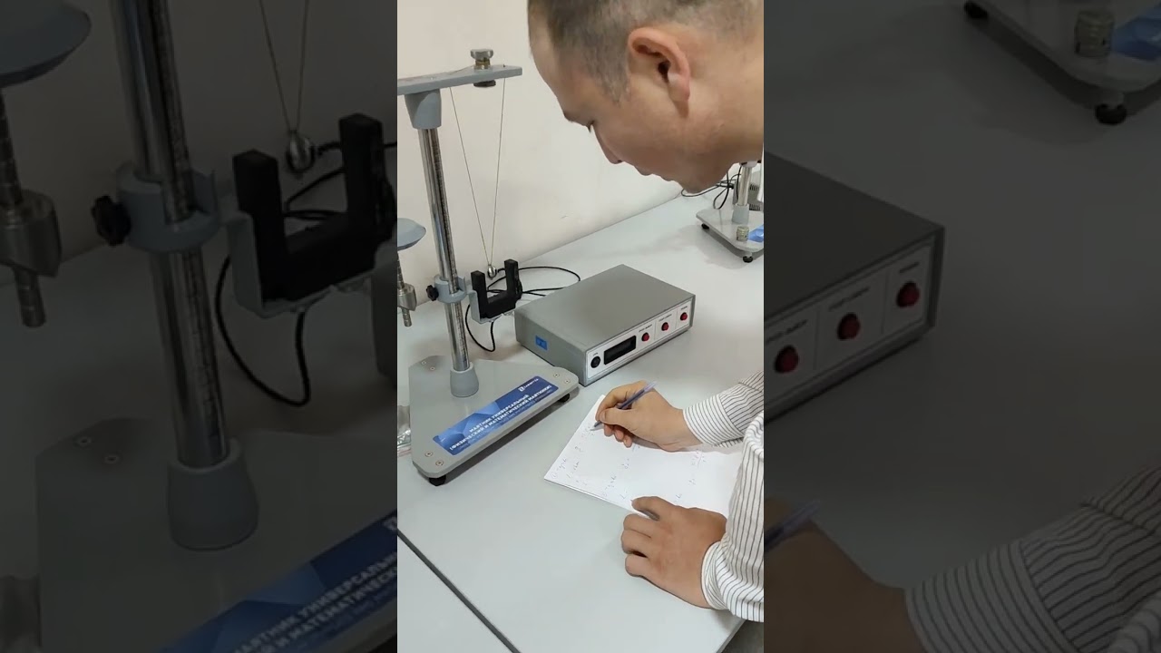 Matematik mayatnik yordamida erkin tushish tezlanishini aniqlash