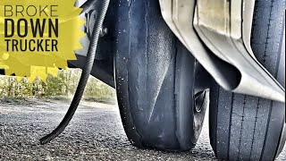 BLOWN TIRE | Learn how to have a FASTER BREAKDOWN TIME TRUCK DRIVERS
