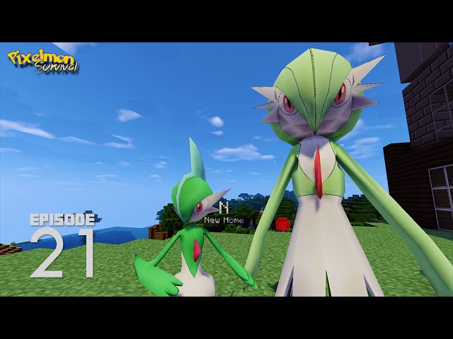 Minecraft: AS DUAS EVOLUÇÕES DE KIRLIA! GALLADE & GARDEVOIR! - DIMENSÃO X  #9 