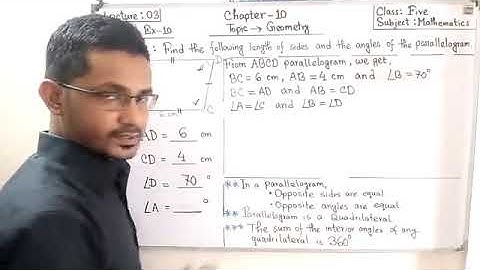 CLASS FIVE || MATHEMATICS || GEOMETRY