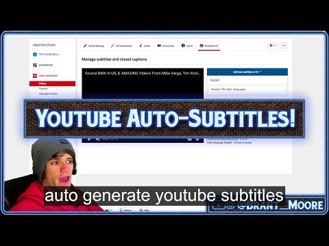 Auto-Generate Youtube Subtitles In 191 Languages