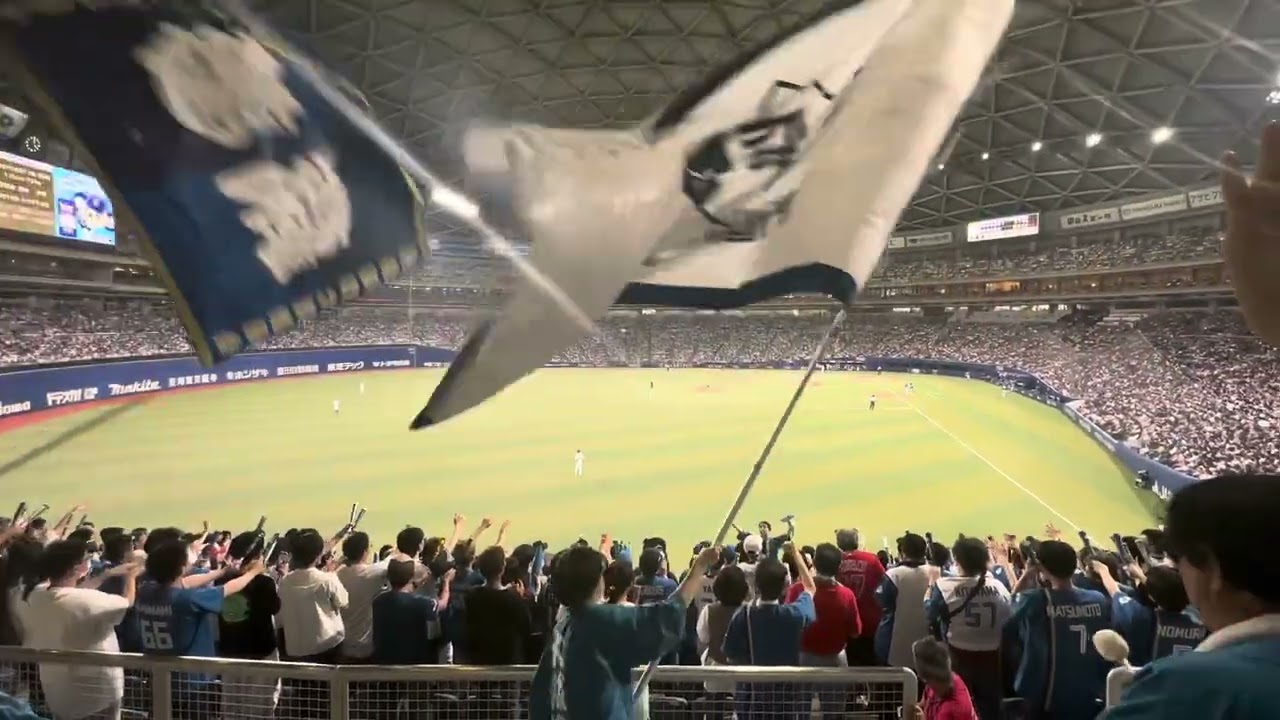 【日本ハム】ナゴヤドームにてチャンス一撃（当時関西限定）→チキチキバンバンのチャンステーマメドレー