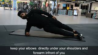 How To: Side Plank Split Stance || (Essential for stable Spine) || Beginner Core Exercise