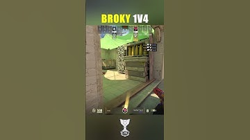 Broky Incredible 1v4 Clutch Vs FUT! 🤯🔥#cs2 #broky #gamingshorts