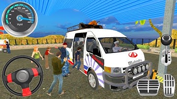 Indian Van Minibus Driving Games   - City Minibus Simulator 3D - Bus Game 2026  _  Android Gameplay