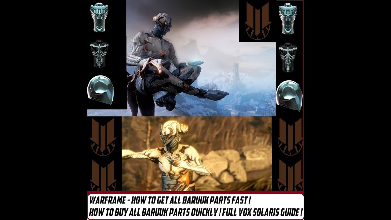 Warframe How To Get All Baruuk Parts Fast ! Buy