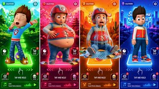 Pajama Ryder 🥱 vs Fat Ryder 🍔 vs Crying Ryder 😭 vs No Cap Ryder 🧑 | Ryder EDM Rush screenshot 2