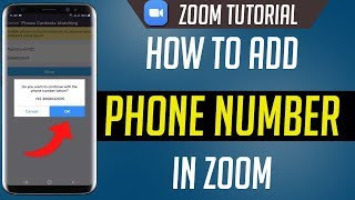 This video tutorial will show how to add phone number in zoom using
mobile app.subscribe my channel & turn on notification icon for latest
regular...