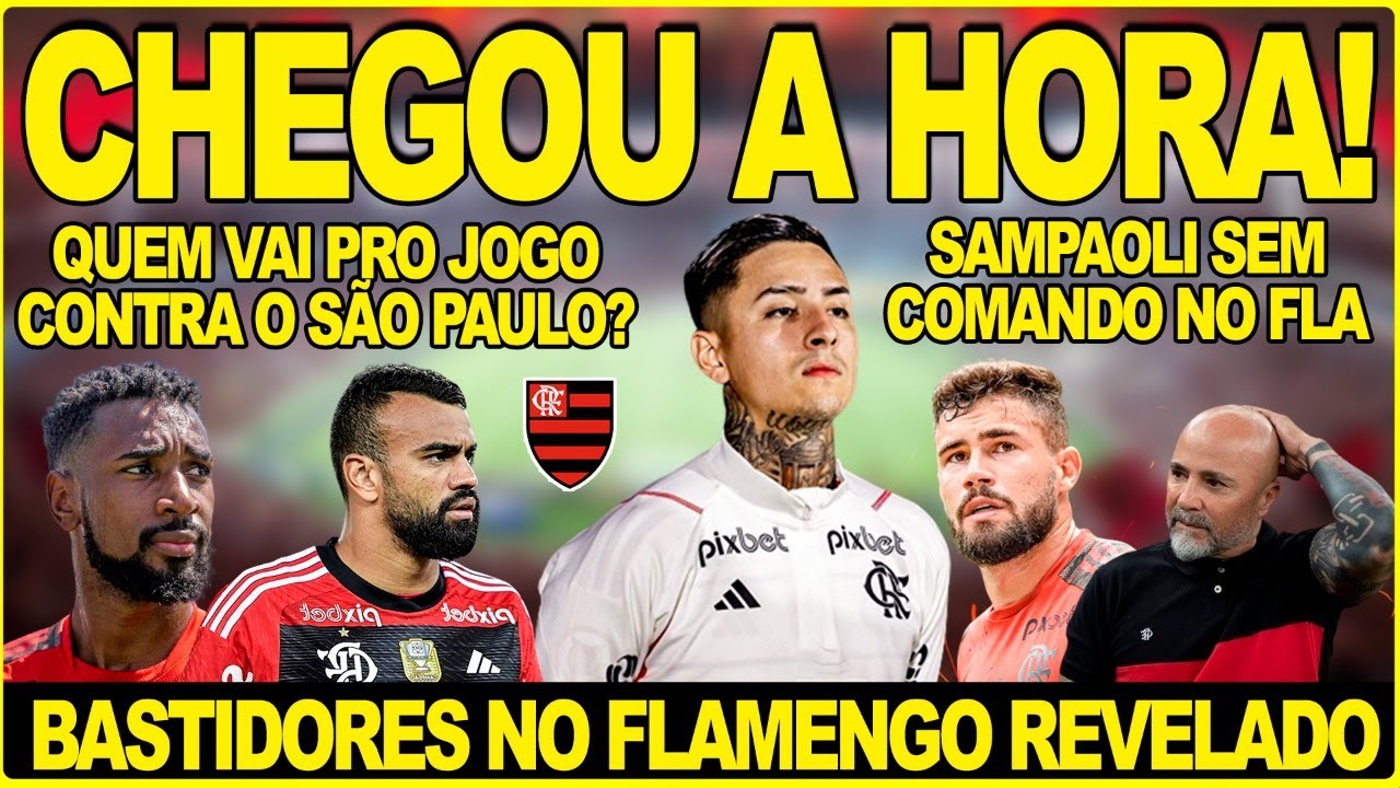 SAIU! Sem Gabigol, Flamengo divulga escalação para jogo contra o