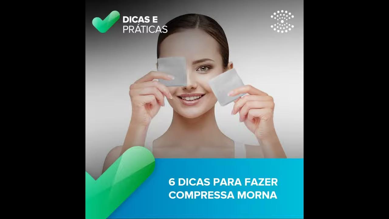 4 passos para fazer compressa quente para terçol com cotonete