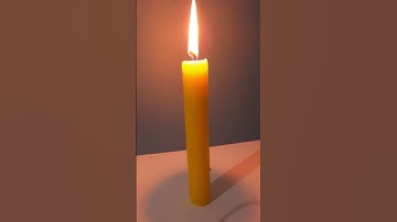 Thumbnail of yellow candle burning | candle melting