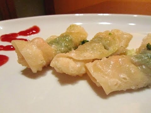Crujiente de langostinos