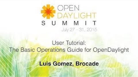 User Tutorial: The Basic Operations Guide for OpenDaylight