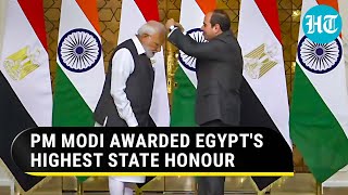 Modi Bows as Egypt Honours Indian PM with 'Order Of The Nile' | Watch Cairo Visit Highlights