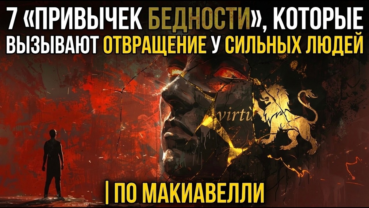 7 «Привычек бедности», которые вызывают отвращение у сильных людей | По Макиавелли
