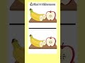 Can You Spot the Difference? 🍌🍎 Only Smart Eyes Win! Brain Test #21 #puzzle #braintest