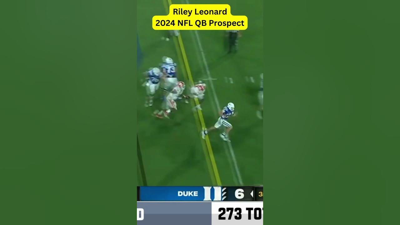 Riley Leonard 2024 NFL Draft Prospect YouTube