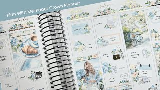 Plan With Me | Paper Crown Planner | Coastal Spring