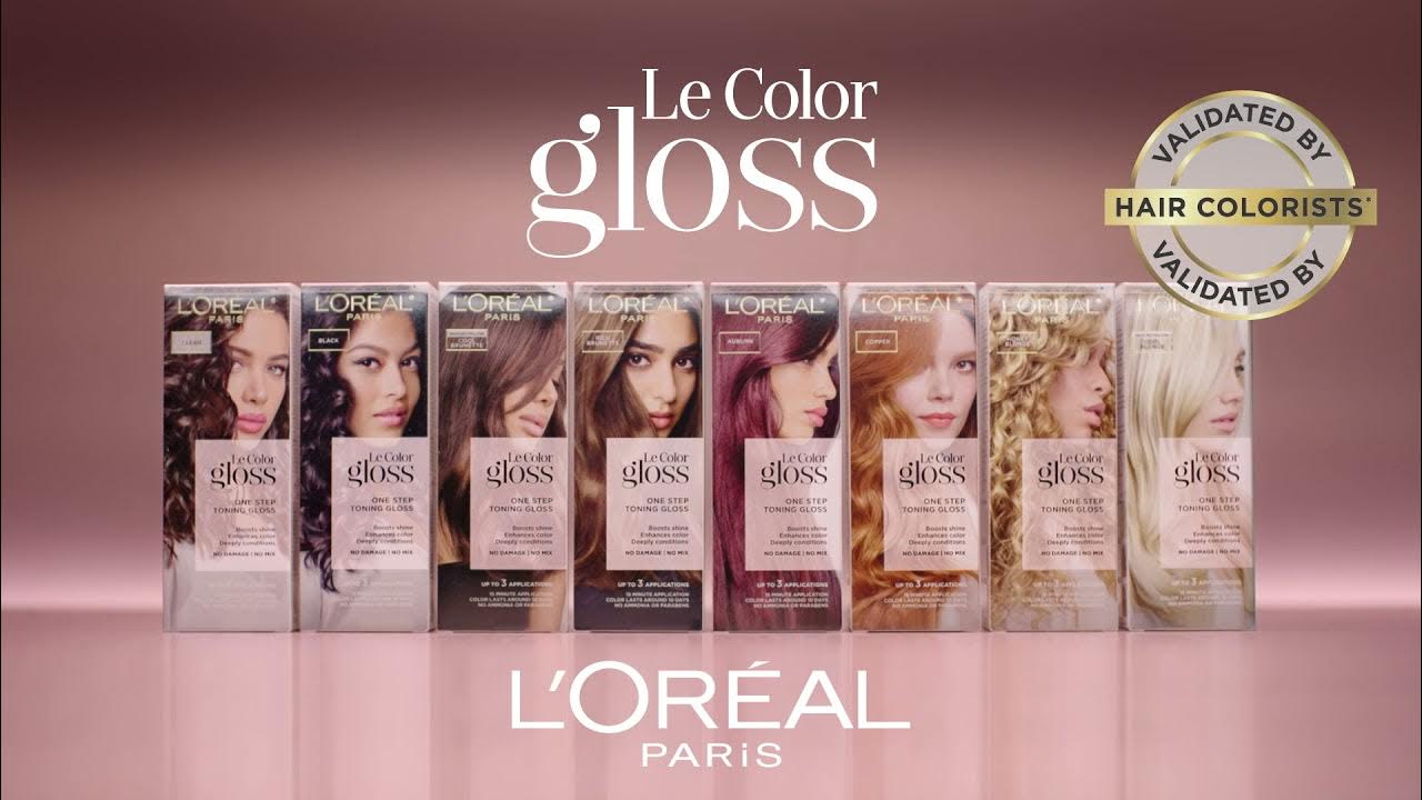 Le Color Gloss by L’Oréal Paris Get Glossy Haircolor for that Special Occasion YouTube
