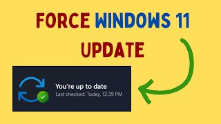 How to Force Windows 11 Update