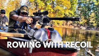 Rowing A Boat With A 50 Cal Machine Gun 