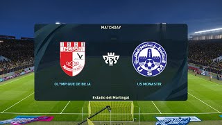 Olympique Béja vs US Monastir (26/06/2023) Tunisian Ligue Professionnelle 1 PES 2021