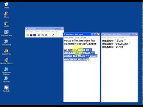 [TUTO FRANCAIS]Comment créer un faux virus en .vbs