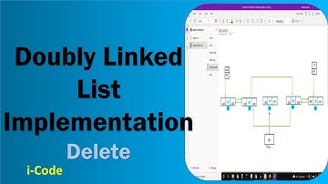 #1.7 Doubly Linked List Implementation using java |  Delete a node from a list |  i-Code