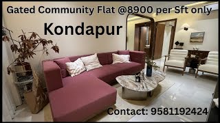 Luxury Flats for sale in Kondapur near Gachibowli | Hyderabad | Solitaire Unity | Technopolis