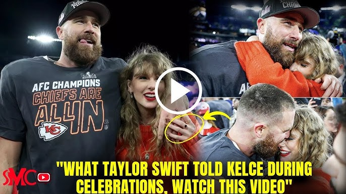 Taylor Swift Travis Kelce Passionately Kiss Celebrating Chiefs Defeat Ravens For Super Bowl 2024